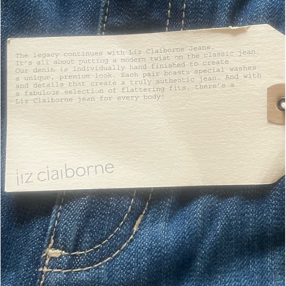 Liz Claiborne Boot Cut Jeans - Size 8 - Picture 6 of 7
